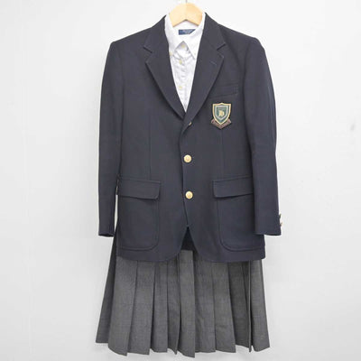 【中古】京都府 北陵高等学校 女子制服 3点 (ブレザー・シャツ・スカート) sf070622