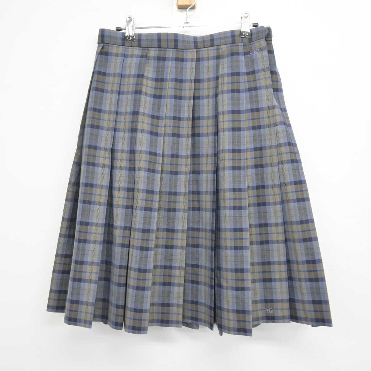 【中古】鹿児島県 蒲生高等学校 女子制服 2点 (セーラー服・スカート) sf070624