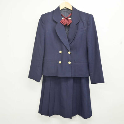 【中古】群馬県 東京農業大学第二高等学校 女子制服 3点 (ブレザー・スカート) sf070625