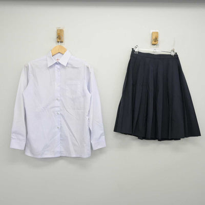 【中古】岐阜県 岐阜市立精華中学校 女子制服 2点 (シャツ・スカート) sf070632