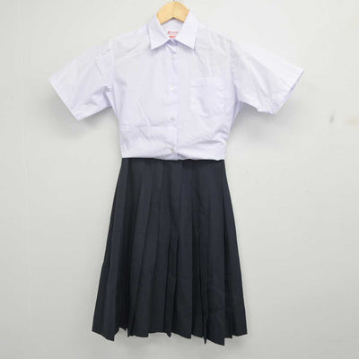 【中古】岐阜県 岐阜市立精華中学校 女子制服 2点 (シャツ・スカート) sf070634