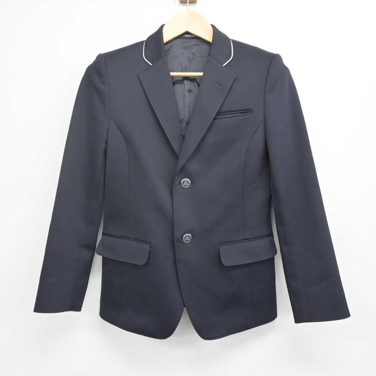 【中古】福岡県 福岡市立中学校標準服 男子制服 1点 (ブレザー) sf070637