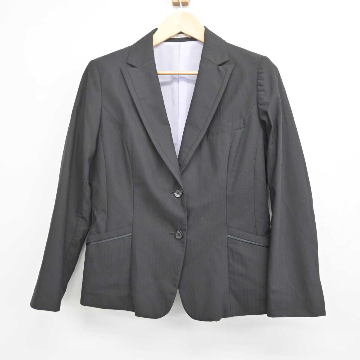 【中古】 事務服 女子制服 3点 (ジャケット・ベスト・スカート) sf070642