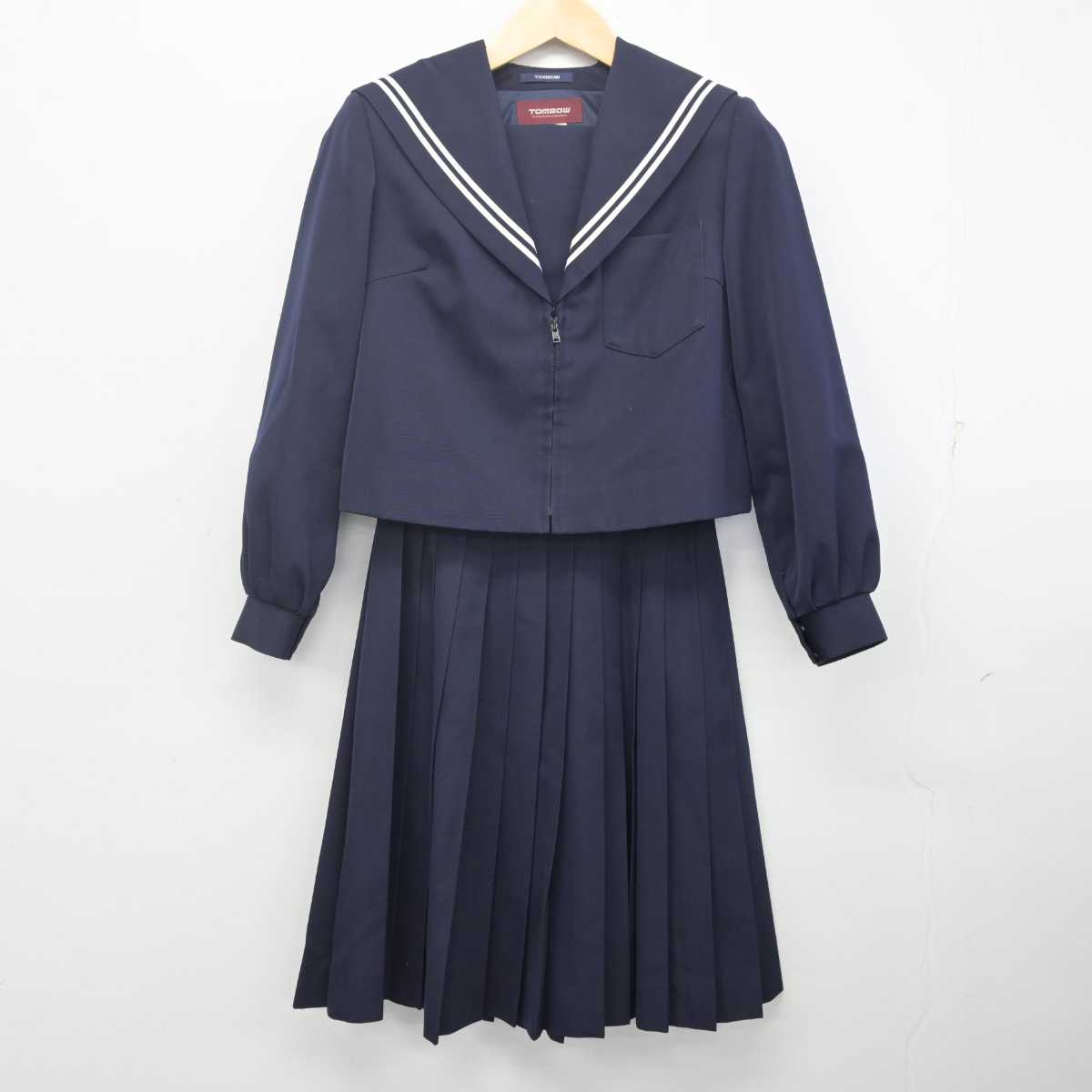 【中古】愛知県 矢作北中学校 女子制服 2点 (セーラー服・スカート) sf070660