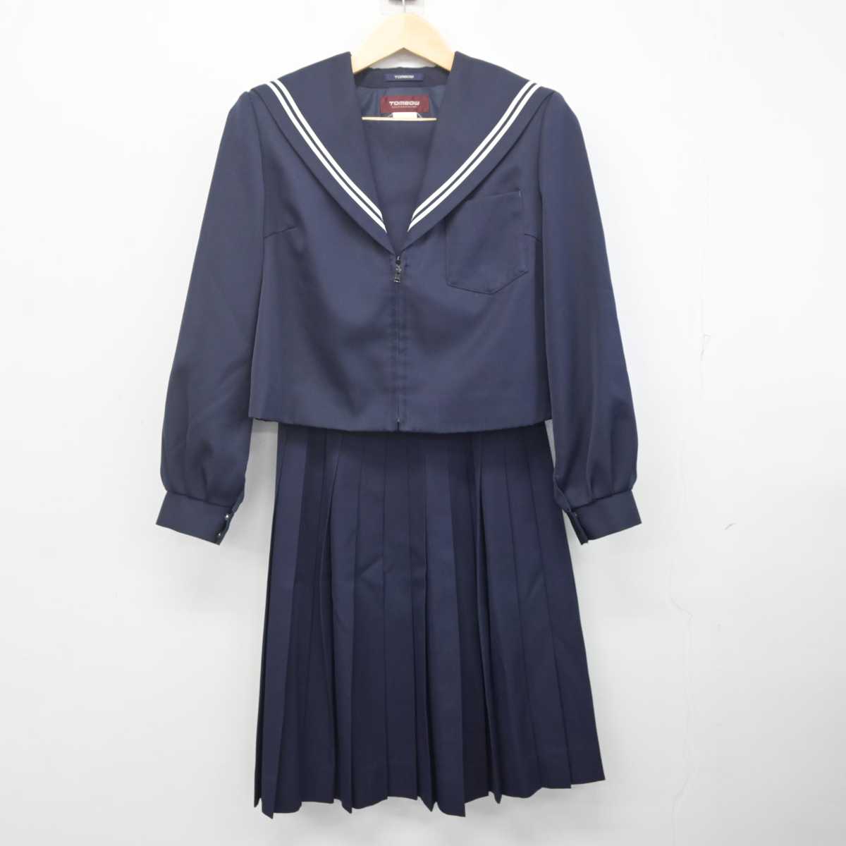 【中古】愛知県 矢作北中学校 女子制服 2点 (セーラー服・スカート) sf070661