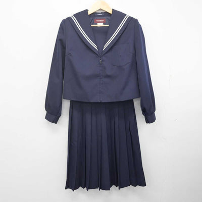 【中古】愛知県 矢作北中学校 女子制服 2点 (セーラー服・スカート) sf070662