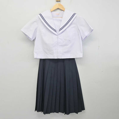 【中古】愛知県 矢作北中学校 女子制服 2点 (セーラー服・スカート) sf070663