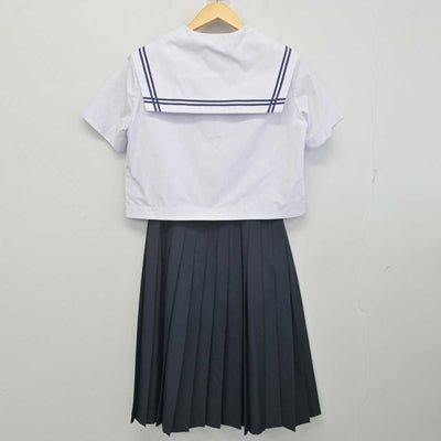 【中古】愛知県 矢作北中学校 女子制服 2点 (セーラー服・スカート) sf070663