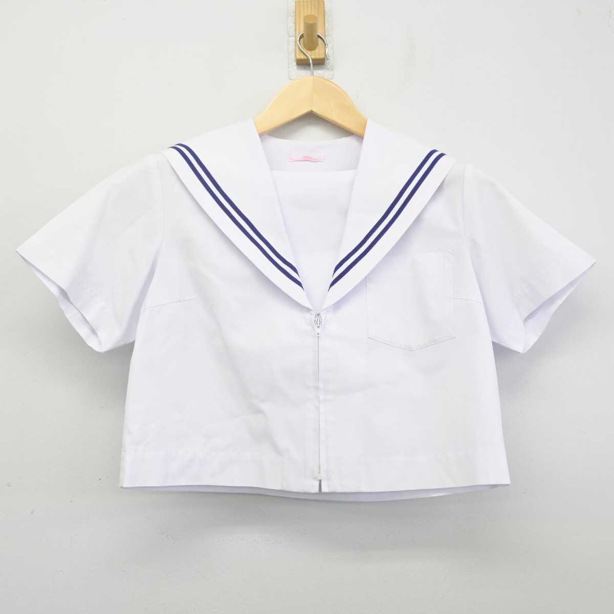 【中古】愛知県 矢作北中学校 女子制服 2点 (セーラー服・セーラー服) sf070664