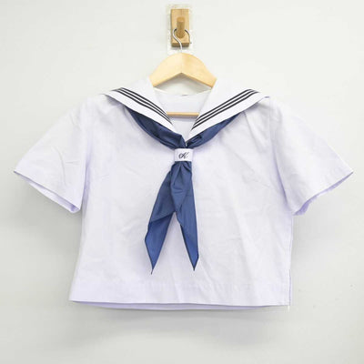 【中古】広島県 尾道北高等学校 女子制服 3点 (セーラー服・スカート) sf070666