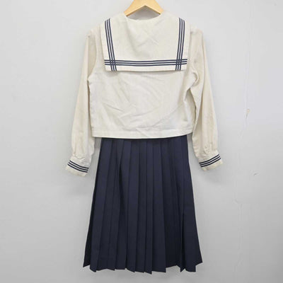 【中古】広島県 尾道北高等学校 女子制服 3点 (セーラー服・スカート) sf070667