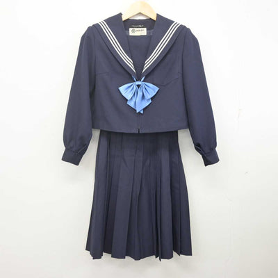 【中古】愛知県 香流中学校 女子制服 3点 (セーラー服・スカート) sf070669