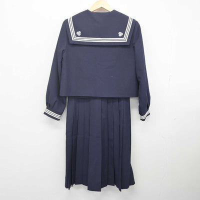 【中古】千葉県 白山中学校 女子制服 2点 (セーラー服・スカート) sf070673