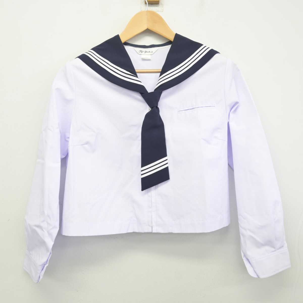 【中古】千葉県 白山中学校 女子制服 3点 (セーラー服) sf070674