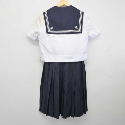 【中古】東京都 白百合学園中学高等学校 女子制服 3点 (セーラー服・スカート) sf070675