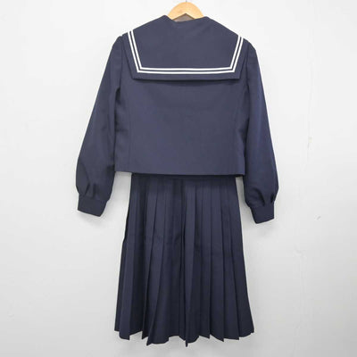 【中古】愛知県 稲沢市立明治中学校 女子制服 3点 (セーラー服・スカート) sf070682