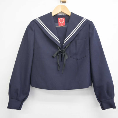 【中古】愛知県 稲沢市立明治中学校 女子制服 3点 (セーラー服・スカート) sf070682