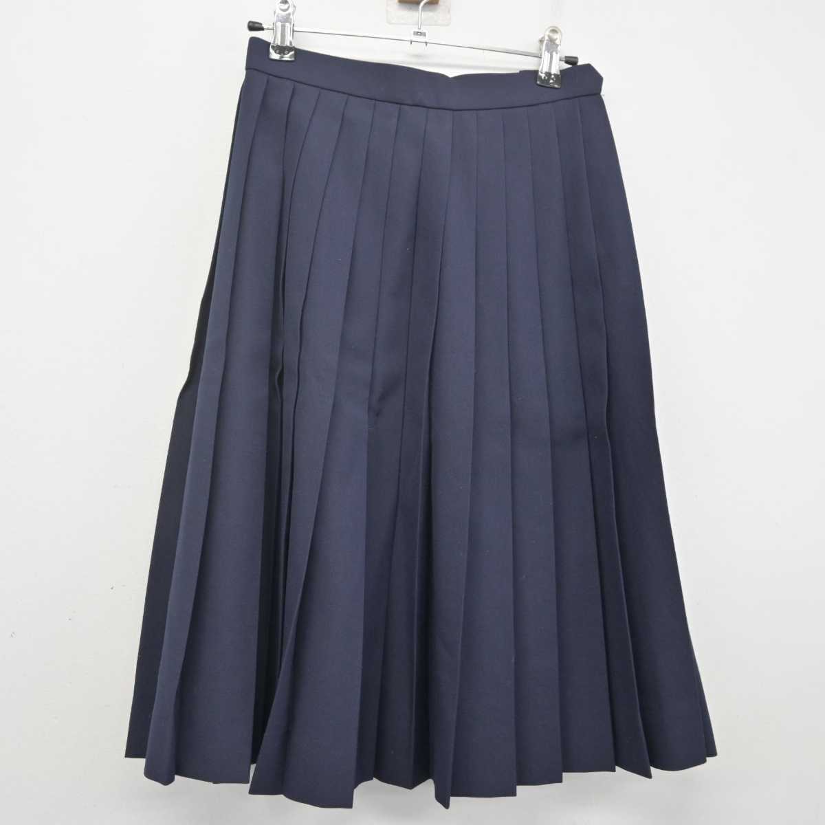 【中古】愛知県 稲沢市立明治中学校 女子制服 3点 (セーラー服・スカート) sf070682