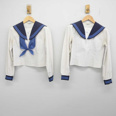 【中古】熊本県 東稜高等学校 女子制服 4点 (セーラー服・スカート) sf070691