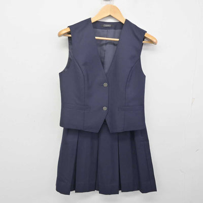 【中古】福島県 日本大学東北高等学校 女子制服 4点 (ブレザー・ベスト・スカート) sf070692