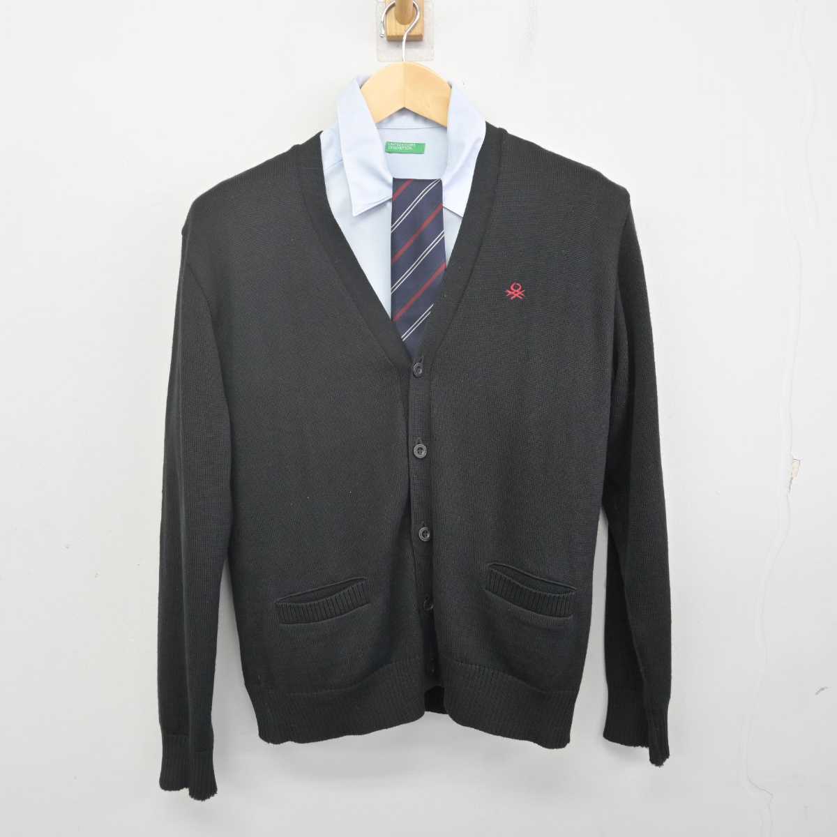 【中古】大阪府 四條畷学園高等学校 女子制服 3点 (ニット・シャツ) sf070698