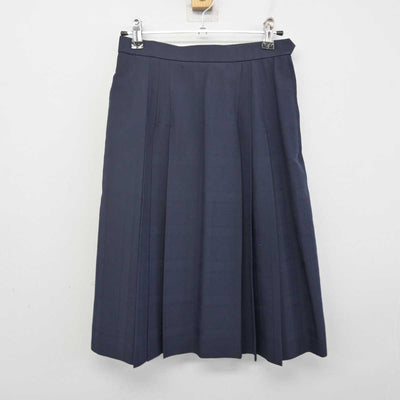 【中古】京都府 京都橘中学校・高等学校 女子制服 2点 (ニット・スカート) sf070707