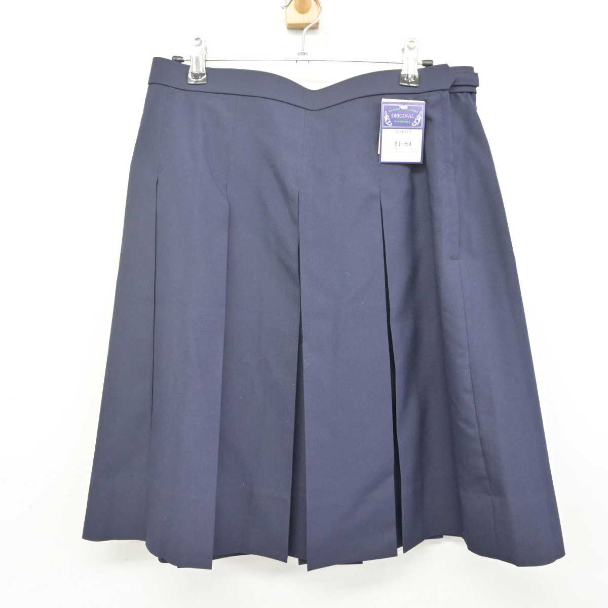 【中古】東京都 神代中学校 女子制服 2点 (ニットベスト・スカート) sf070711