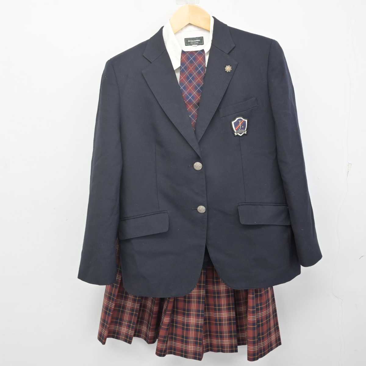 【中古】宮城県 仙台城南高等学校 女子制服 5点 (ブレザー・シャツ・スカート) sf070720