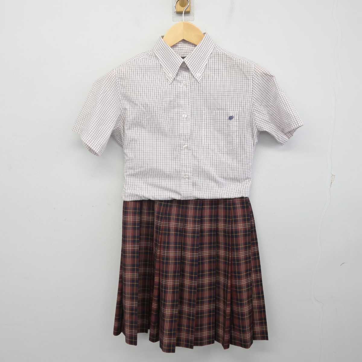 【中古】宮城県 仙台城南高等学校 女子制服 2点 (シャツ・スカート) sf070721