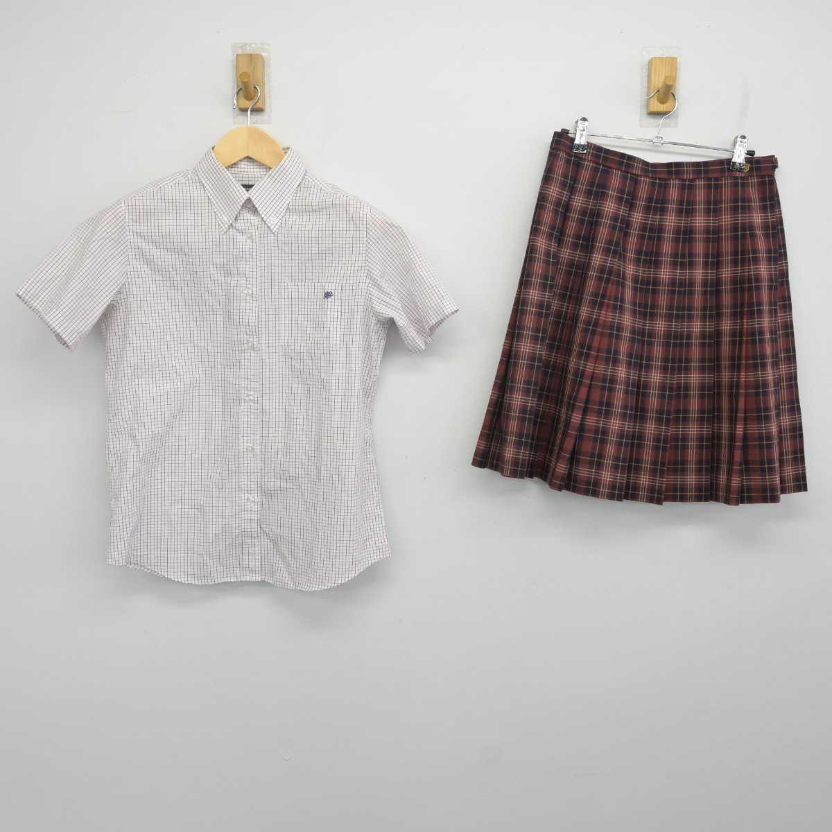 中古】宮城県 仙台城南高等学校 女子制服 2点 (シャツ・スカート) sf070721 | 中古制服通販パレイド