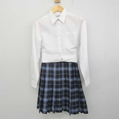 【中古】大阪府 大阪青凌中学校・高等学校 女子制服 5点 (ブレザー・シャツ・スカート) sf070731