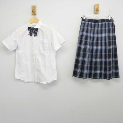 【中古】大阪府 大阪青凌中学校・高等学校 女子制服 3点 (シャツ・スカート) sf070732