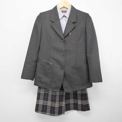 【中古】京都府 立命館宇治中学校 女子制服 3点 (ブレザー・シャツ・スカート) sf070740