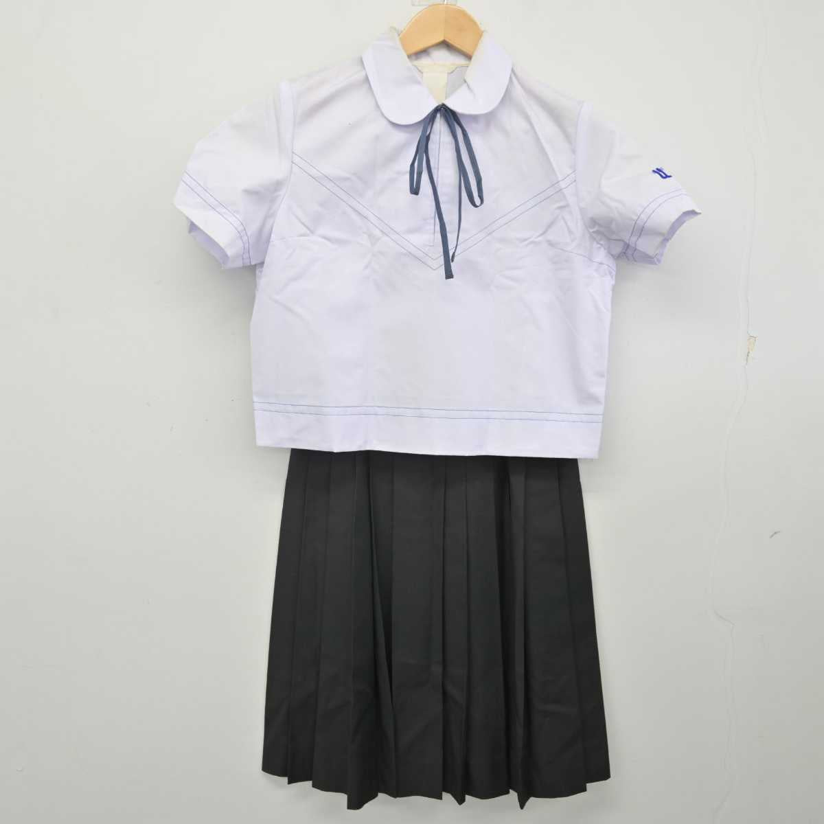 【中古】鹿児島県 鹿児島純心女子高等学校 女子制服 3点 (シャツ・スカート) sf070749