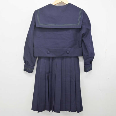 【中古】大阪府 樟蔭高等学校 女子制服 2点 (セーラー服・スカート) sf070760