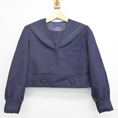 【中古】大阪府 樟蔭高等学校 女子制服 2点 (セーラー服・スカート) sf070760