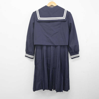 【中古】熊本県 託麻中学校 女子制服 3点 (セーラー服・ジャンパースカート) sf070774