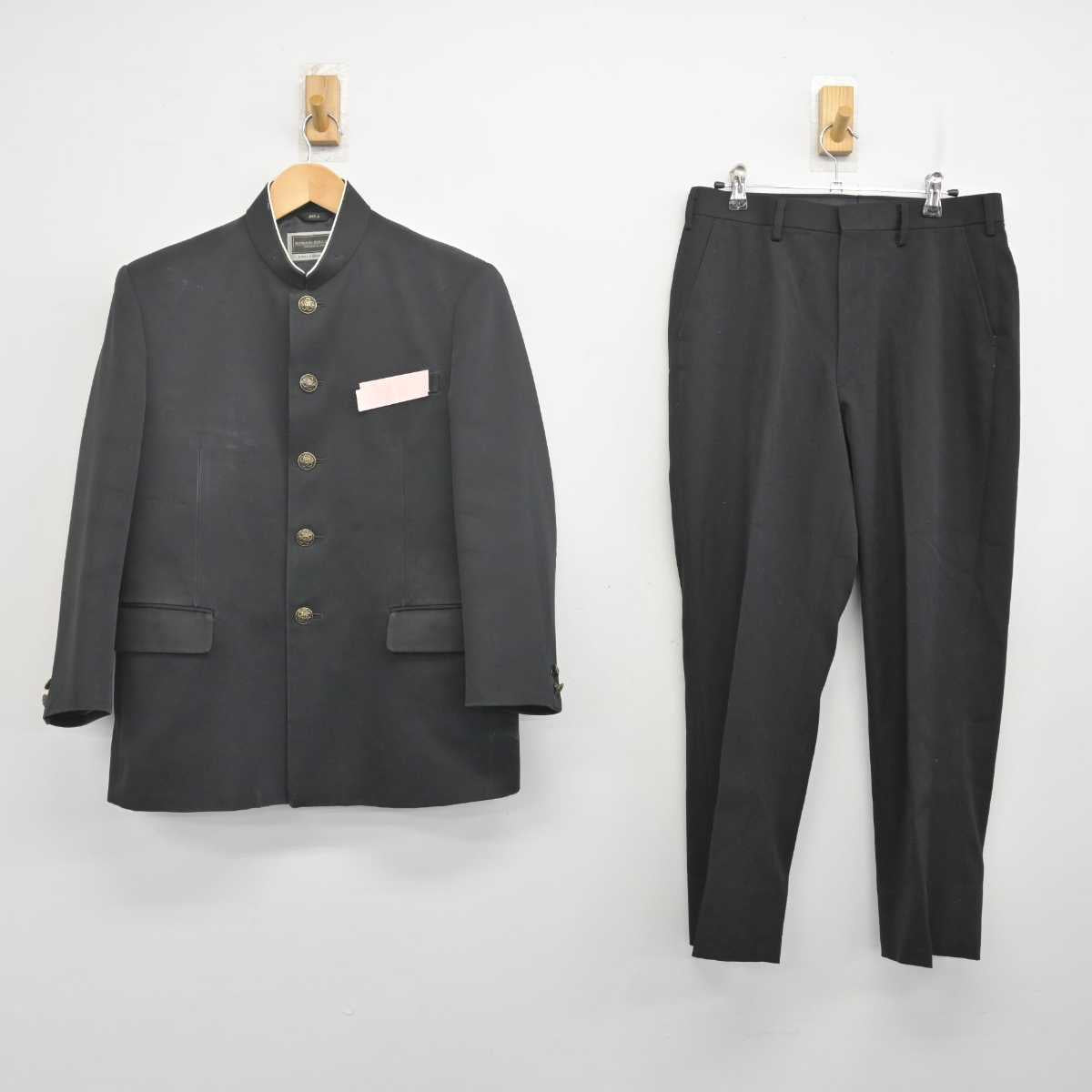 【中古】熊本県 託麻中学校 男子制服 3点 (学ラン・ズボン) sf070777