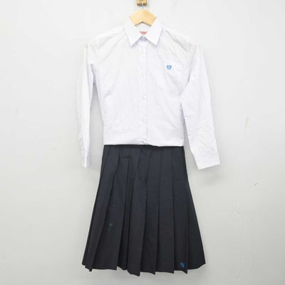 【中古】熊本県 湧心館高等学校 女子制服 3点 (シャツ・シャツ・スカート) sf070779