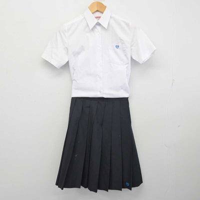 【中古】熊本県 湧心館高等学校 女子制服 3点 (シャツ・シャツ・スカート) sf070779