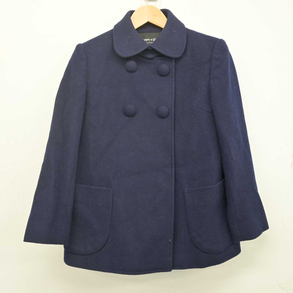 【中古】熊本県 湧心館高等学校 女子制服 1点 (コート) sf070780