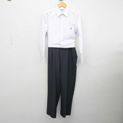 【中古】熊本県 湧心館高等学校 男子制服 3点 (シャツ・シャツ・ズボン) sf070782