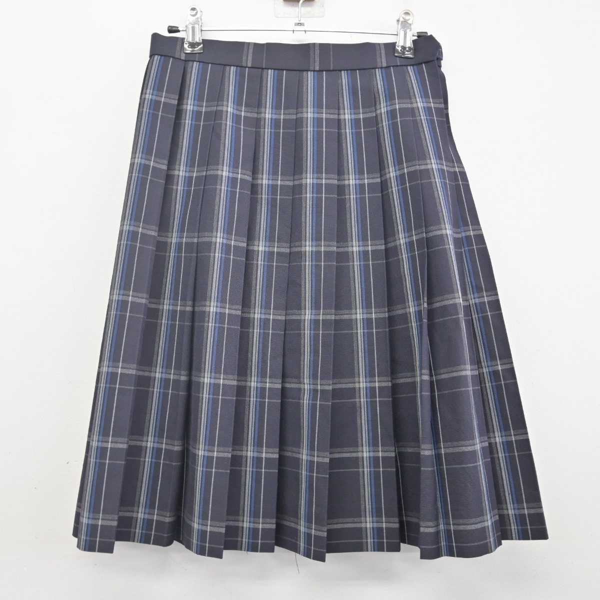 【中古】東京都 東京都市大学等々力中学校・高等学校 女子制服 4点 (ベスト・シャツ・スカート) sf070786