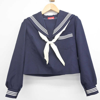 【中古】鳥取県 鳥取県立東中学校 女子制服 3点 (セーラー服・スカート) sf070792