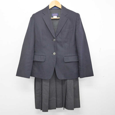 【中古】兵庫県 神戸市立丸山中学校 女子制服 2点 (ブレザー・ジャンパースカート) sf070794