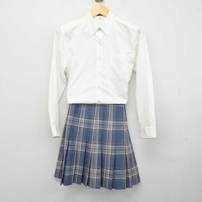 【中古】神奈川県 金沢総合高等学校 女子制服 2点 (シャツ・スカート) sf070804