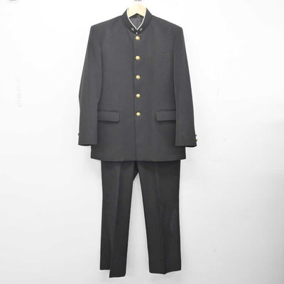 【中古】埼玉県 深谷高等学校 男子制服 4点 (学ラン・ズボン) sf070811