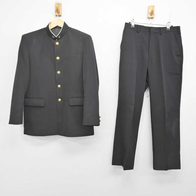 【中古】埼玉県 深谷高等学校 男子制服 4点 (学ラン・ズボン) sf070811