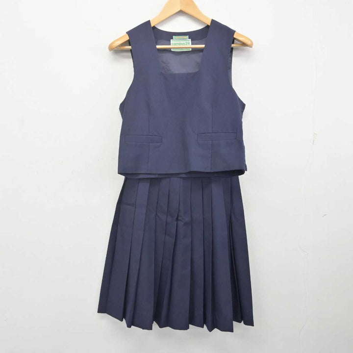 【中古】埼玉県 三尻中学校 女子制服 4点 (ブレザー・ベスト・スカート) sf070814