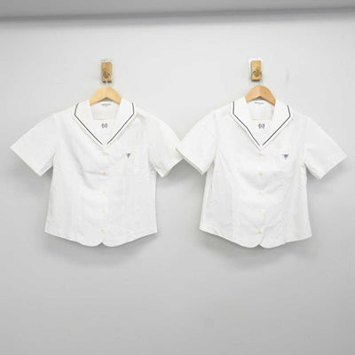 【中古】兵庫県 日ノ本学園高等学校 女子制服 3点 (セーラー服・スカート) sf070816